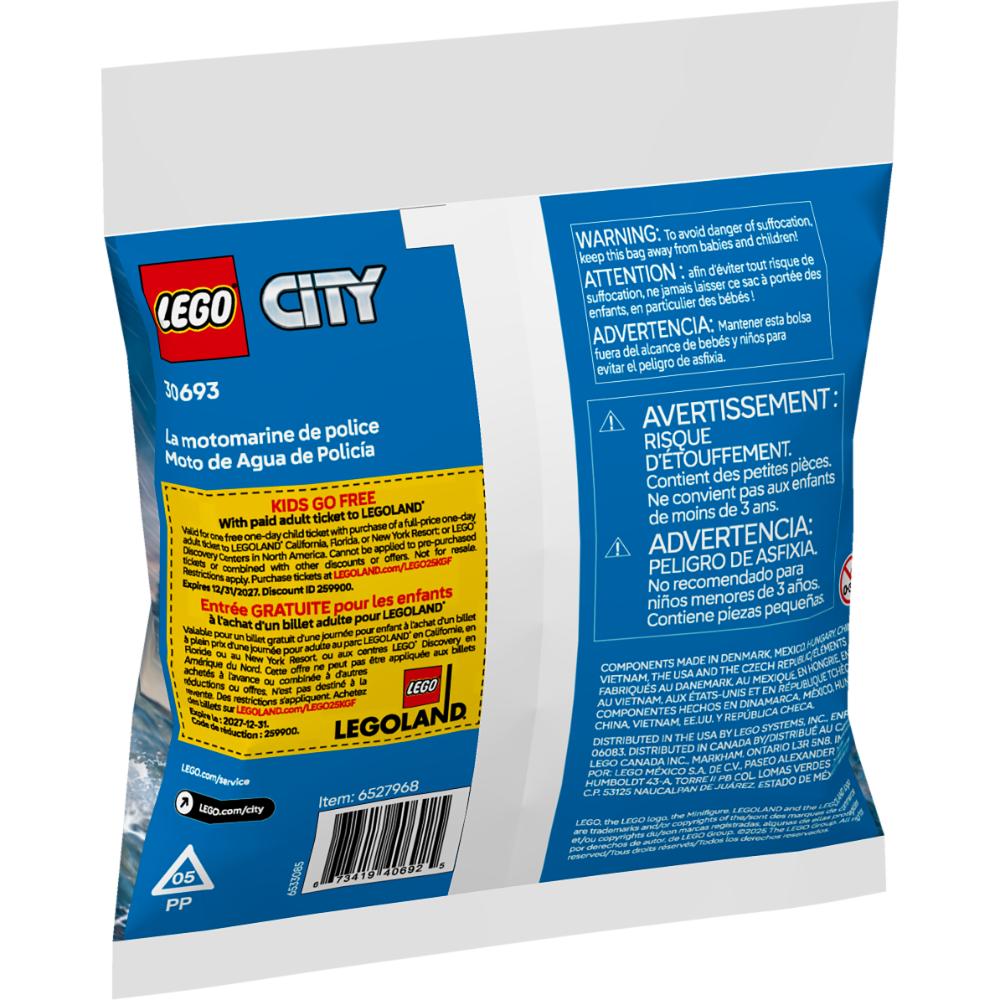 LEGO® City MOTO ACUÁTICA DE POLICÍA 5+
