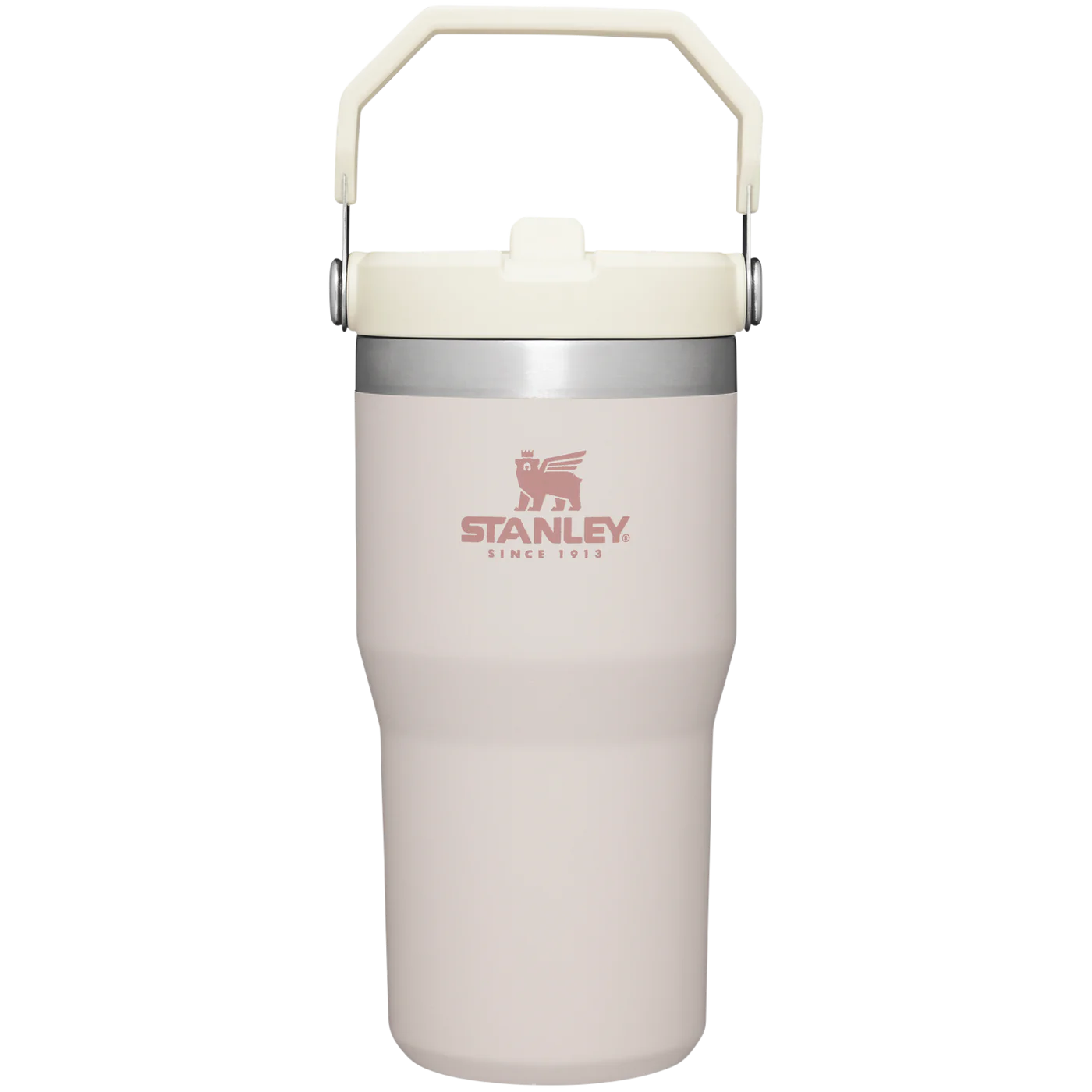 Termo Stanley Classic Flip Straw Tumbler 20oz 591ml - Rose Quartz