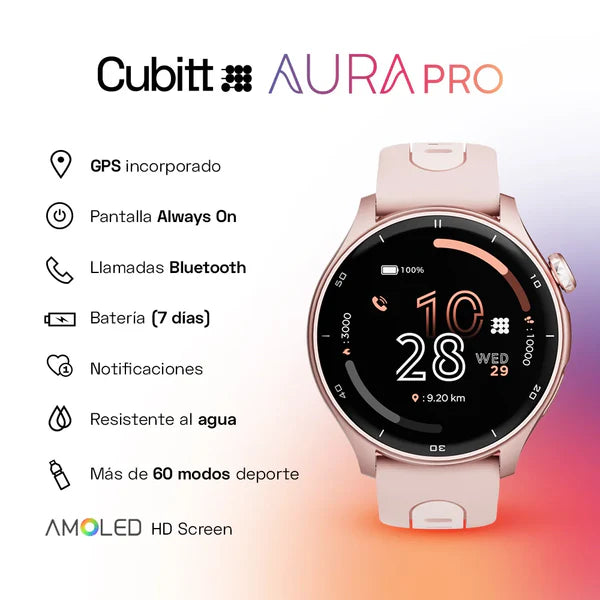Smartwatch Aura Pro Cubitt Rose Gold