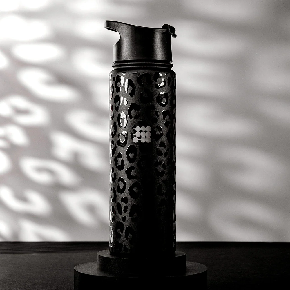 Hydro Bottle 24 oz Black Cheetah