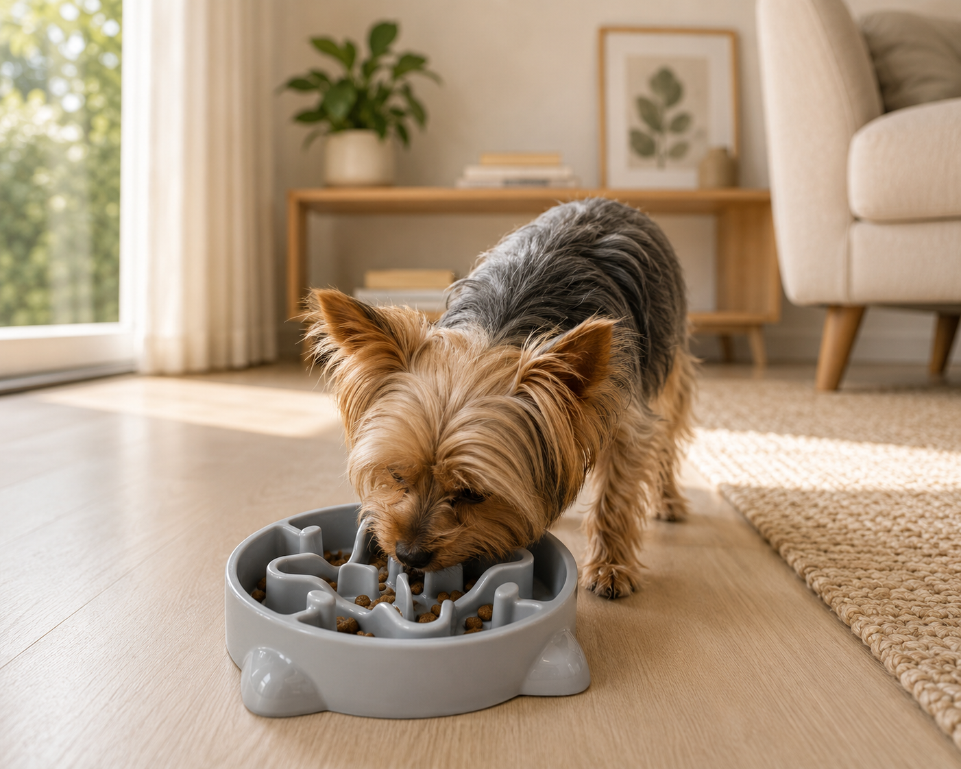 Alimentador Lento Mediano - Plato Para Perro