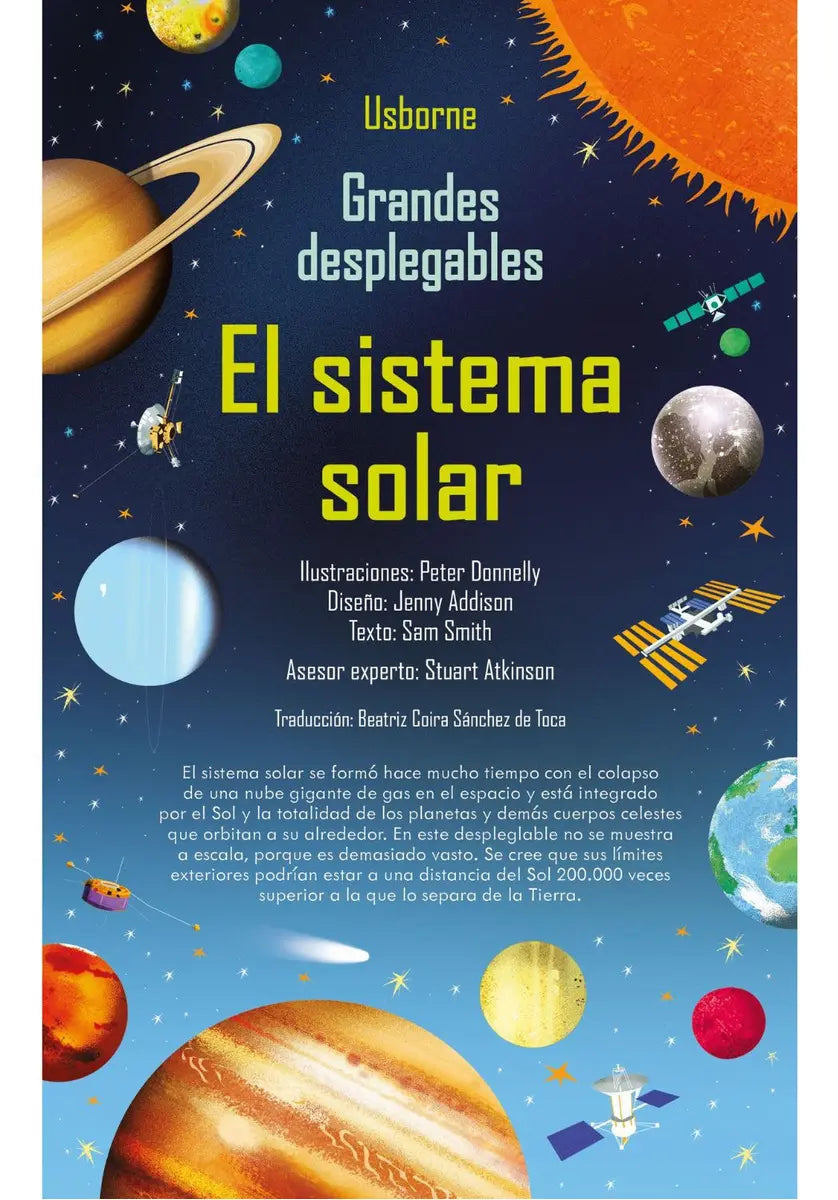 Libro Y Puzzle - Sistema Solar (300 Piezas), De Sam Smith. Editorial Usborne.