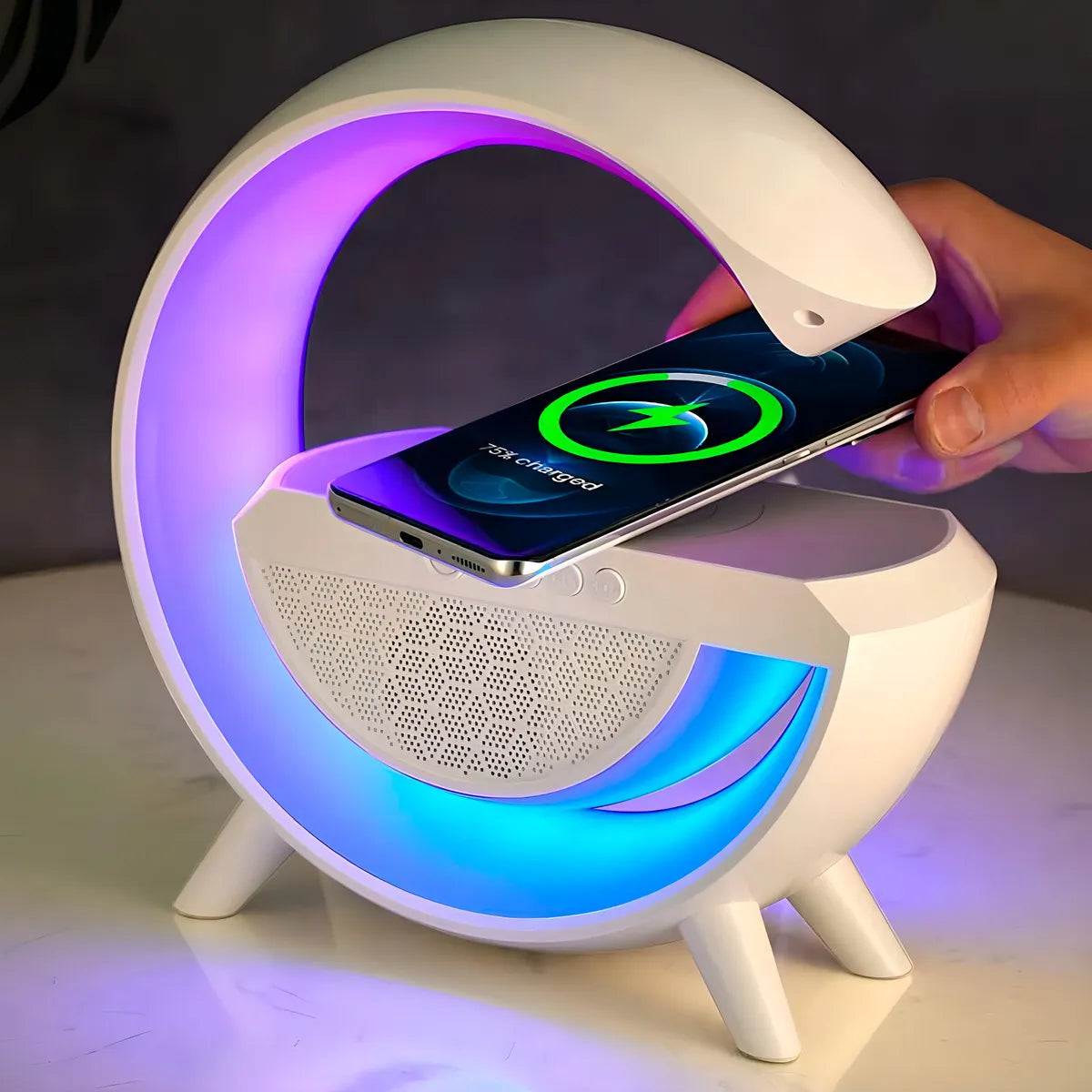 Lampara de Altavoz Bluetooth con control de iluminación