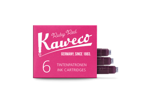 Cartuchos de tinta Kaweco, paquete de 6