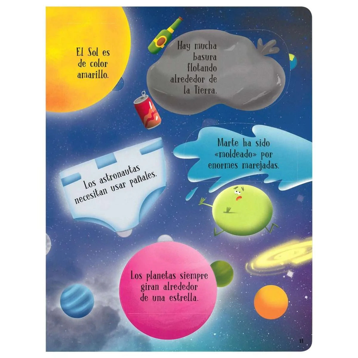 El Espacio – Libro Levanta Tapitas 8+