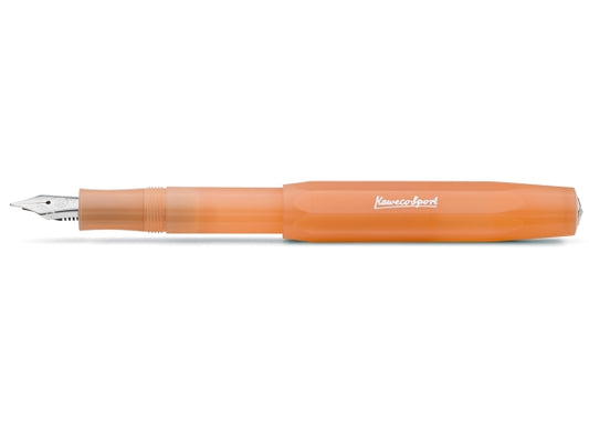 KAWECO SPORT FROSTED Set Pluma punta mediana + Bolígrafo Mandarina