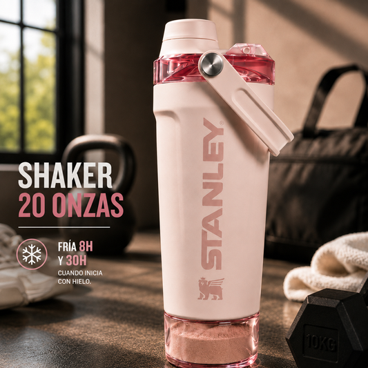 Termo Stanley Activate Shaker 20 oz Rose Quartz