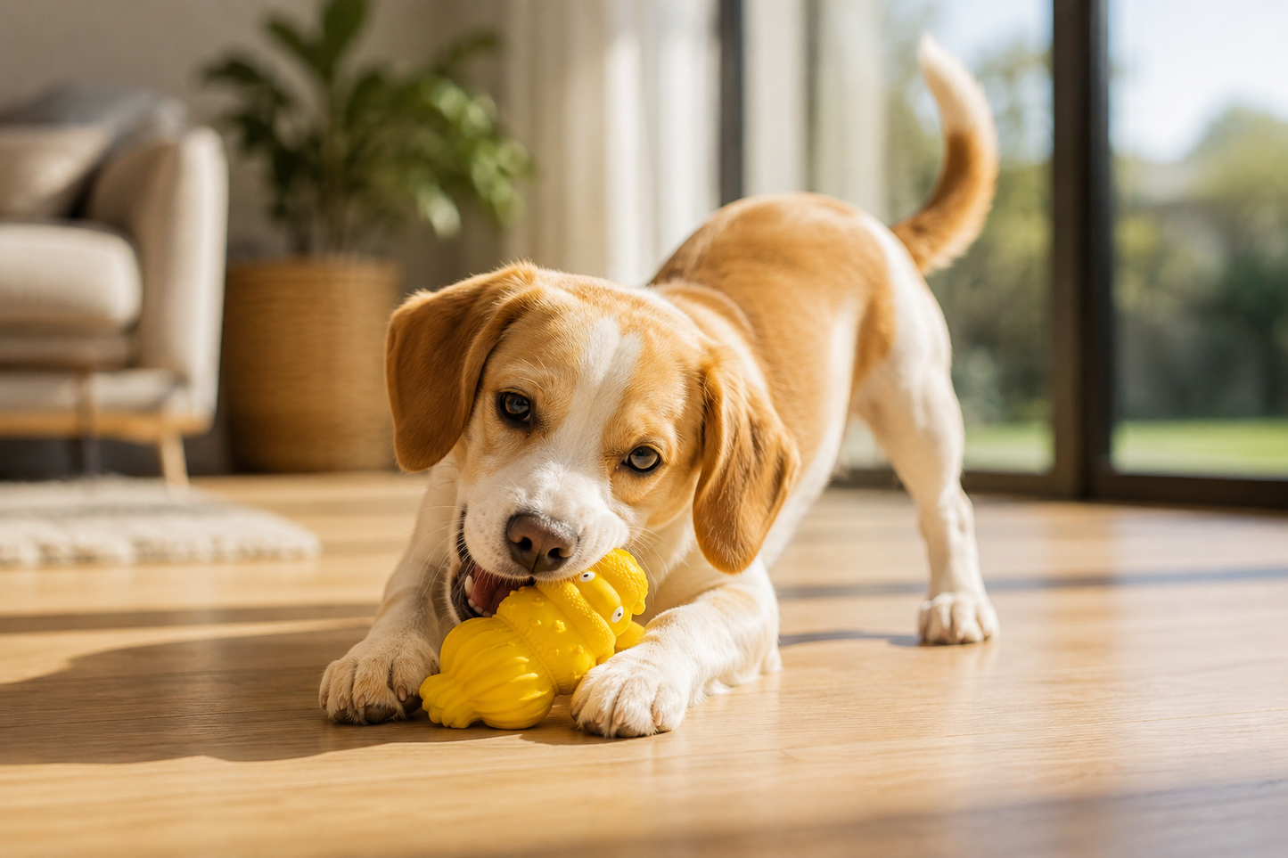 JUGUETE PARA PERRO EN FORMA HIPOPOTAMO