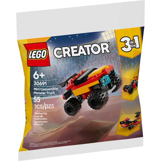 LEGO® City MINI CAMIÓN MONSTRUO CONVERTIBLE 6+