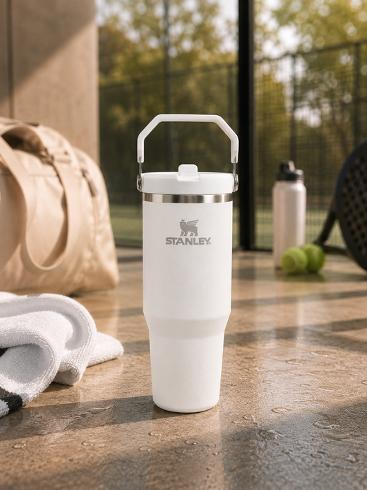 Termo Stanley Classic Flip Straw Tumbler  30 Oz Frost