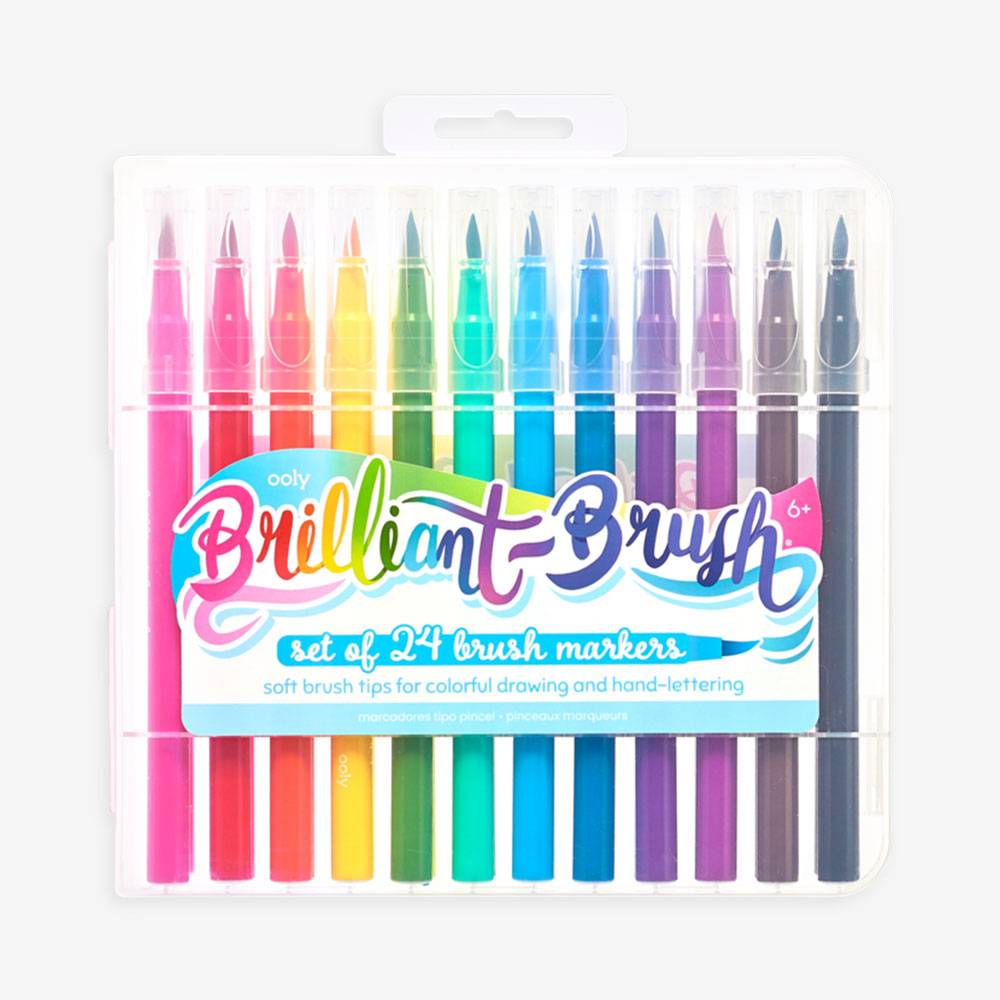 MARCADORES BRILLIANT BRUSH X24
