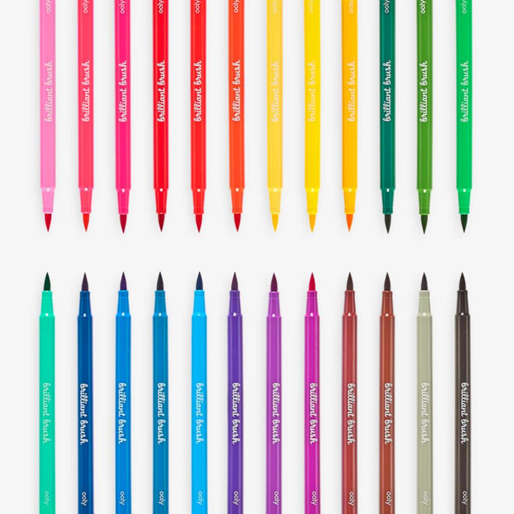 MARCADORES BRILLIANT BRUSH X24