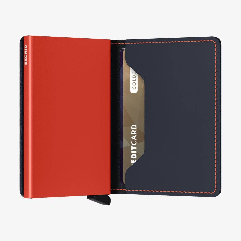 Secrid Miniwallet Orange/Blue