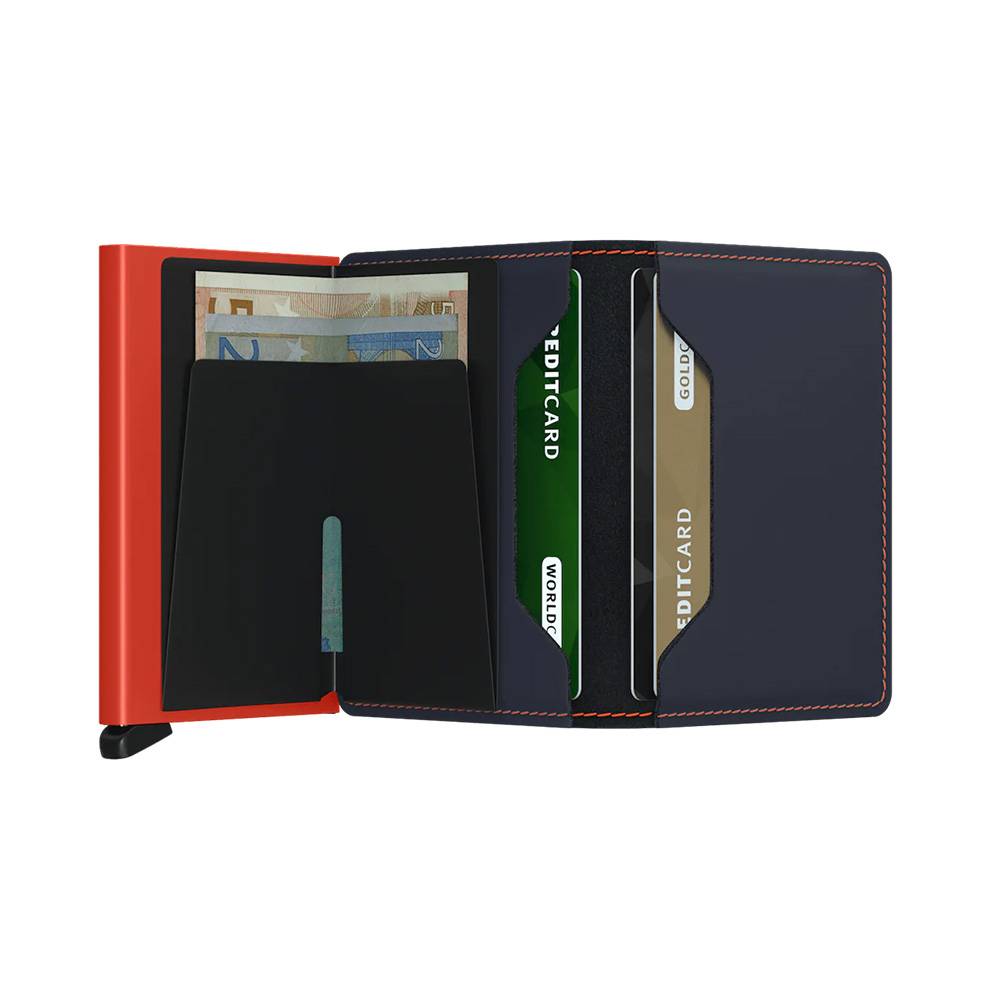 Secrid Miniwallet Orange/Blue slim