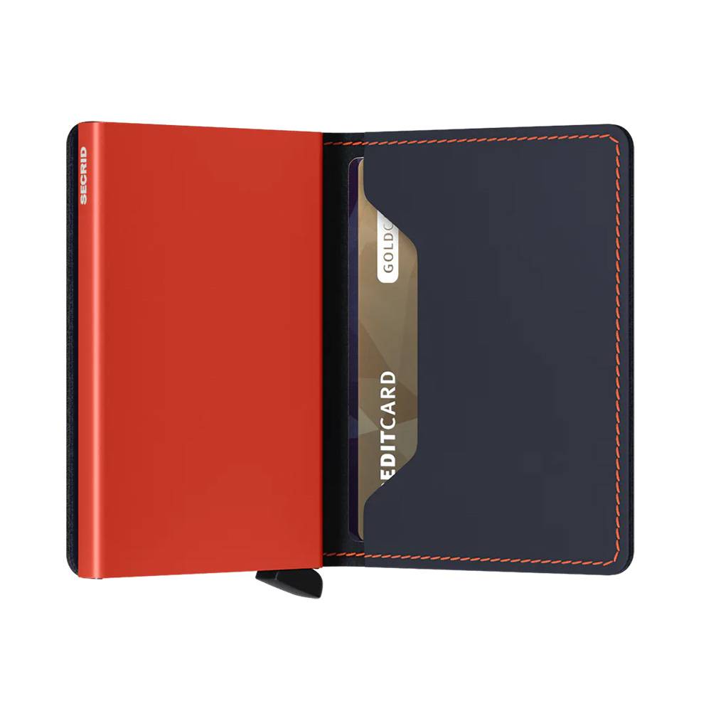 Secrid Miniwallet Orange/Blue slim