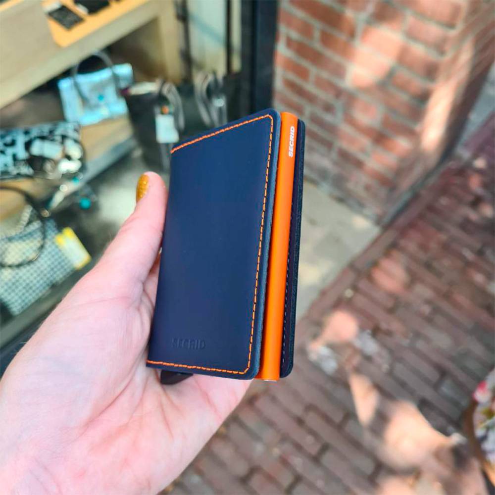 Secrid Miniwallet Orange/Blue slim