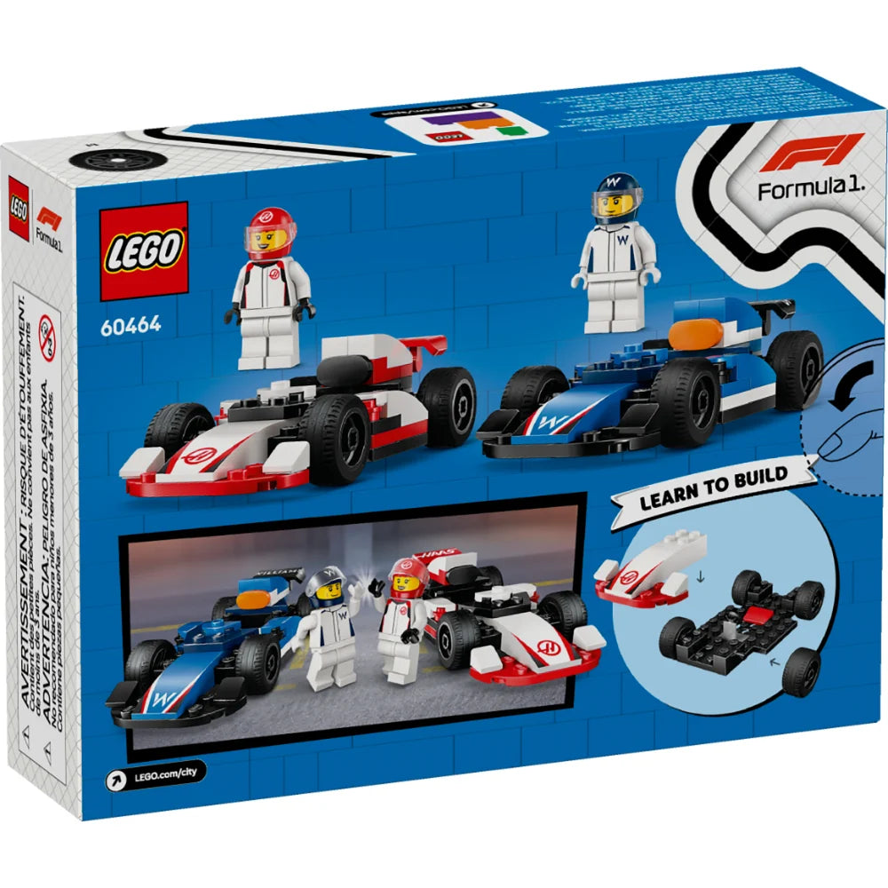 COCHES DE F1® WILLIAMS RACING Y HAAS F1® LEGO® 4+