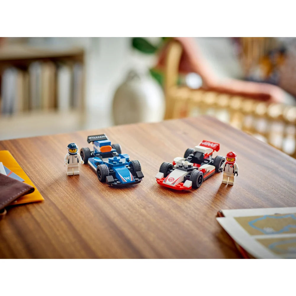 COCHES DE F1® WILLIAMS RACING Y HAAS F1® LEGO® 4+