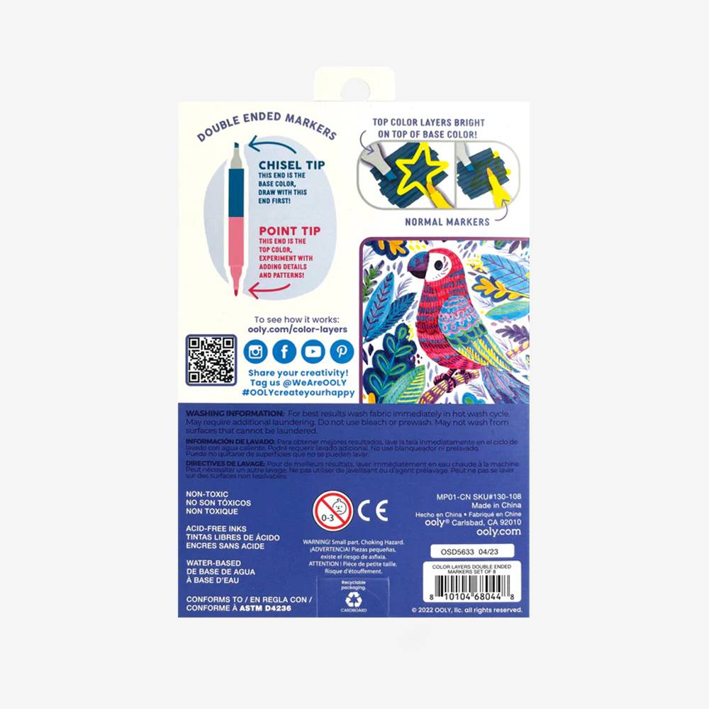 SET MARCADORES DOBLES X8