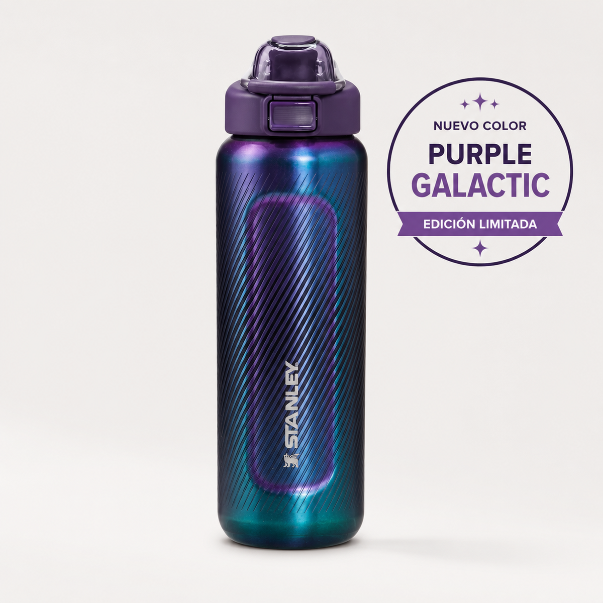 Termo Stanley Wellspring Bottle 24 oz Purple Galactic