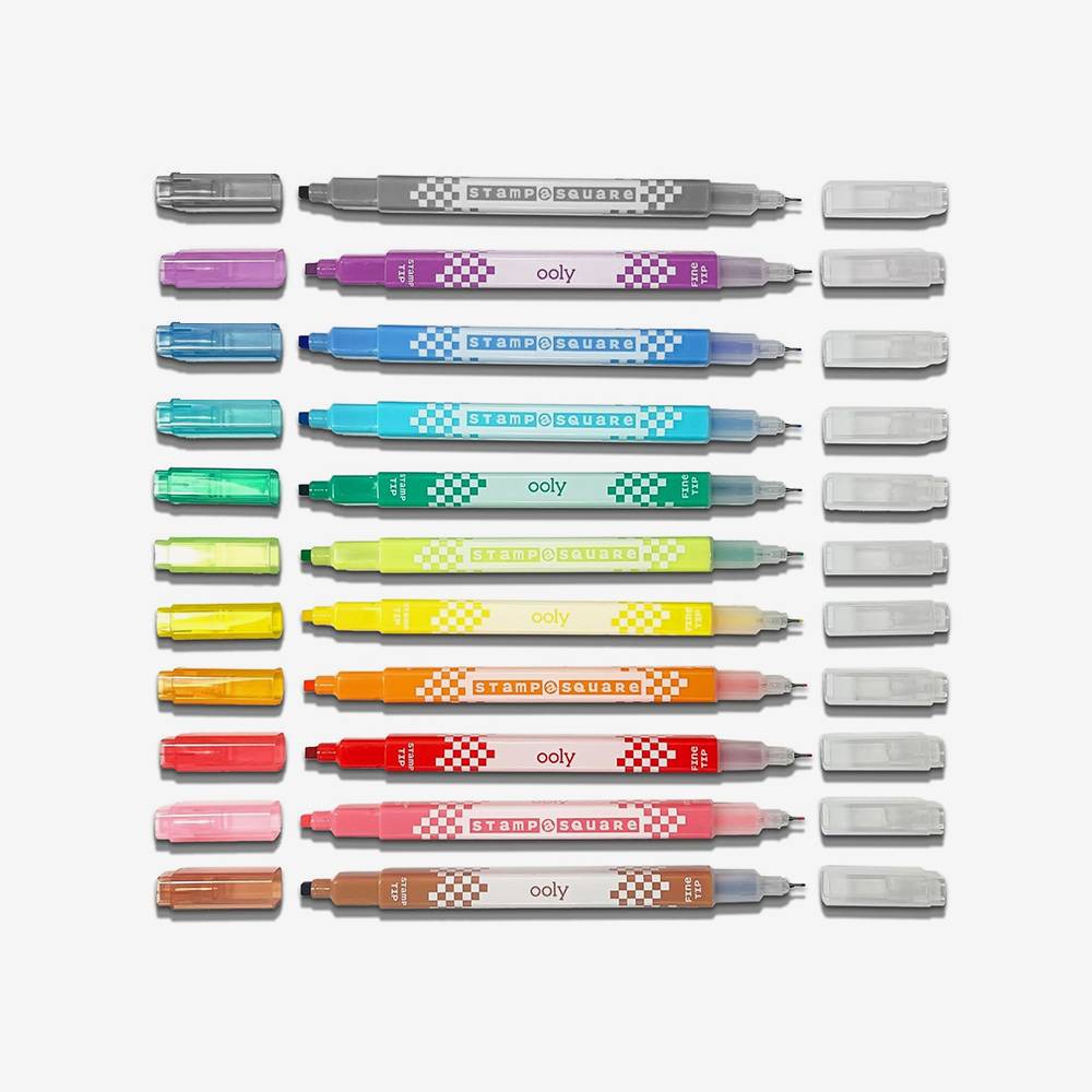 MARCADORES CUADRADOS X12