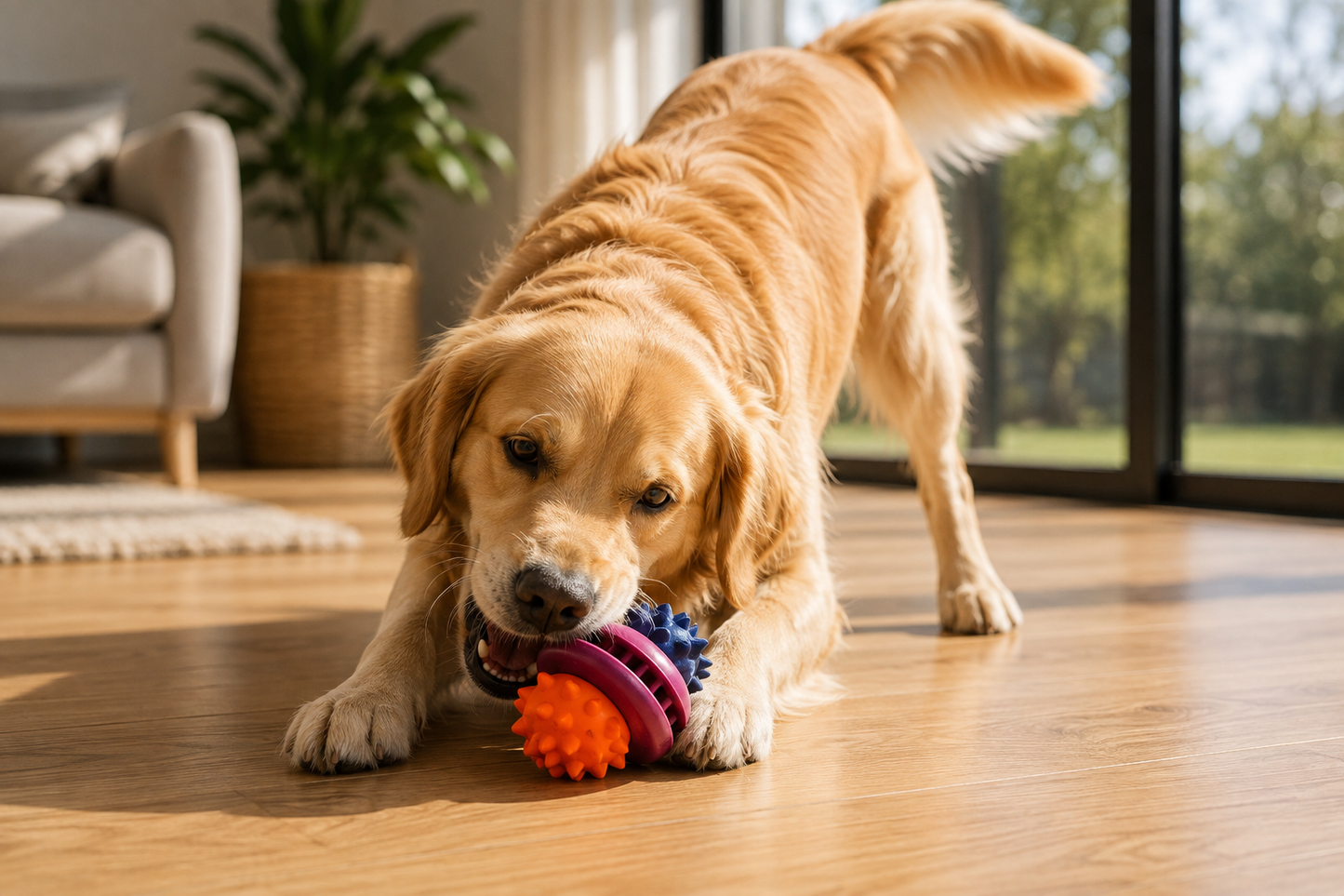 JUGUETE PARA PERRO EN FORMA DE PLANETA