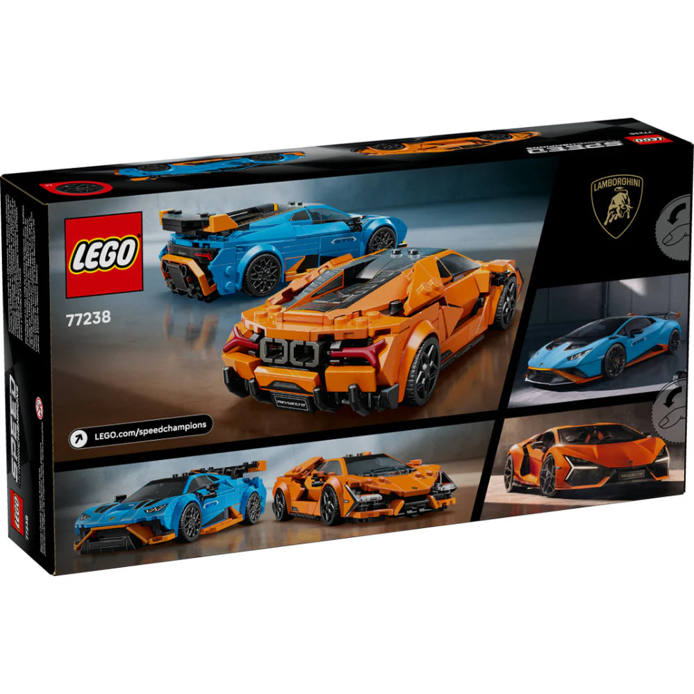Lamborghini Revuelto® y Huracán STO® LEGO®