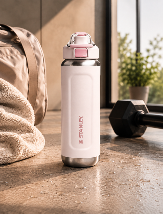 Termo Stanley Wellspring Bottle Rose Quartz 24 oz