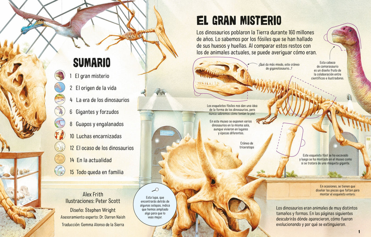 El mundo de los dinosaurios 7+
