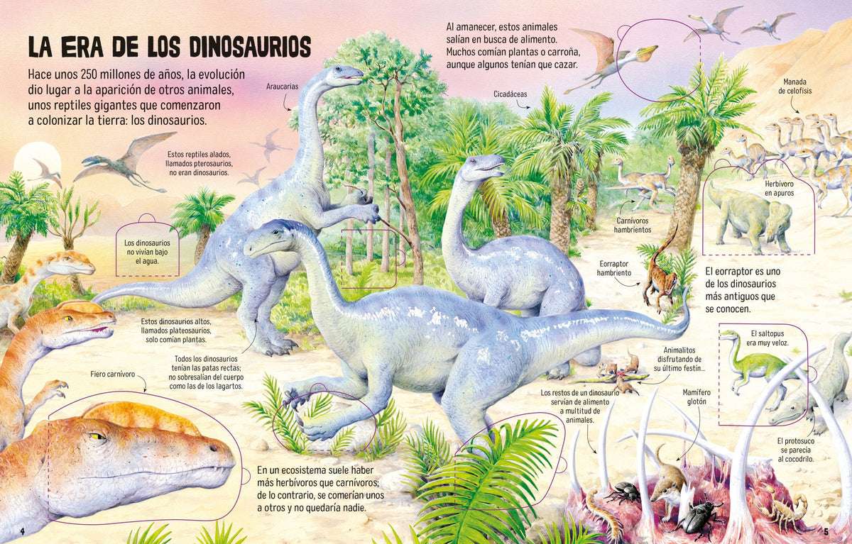 El mundo de los dinosaurios 7+