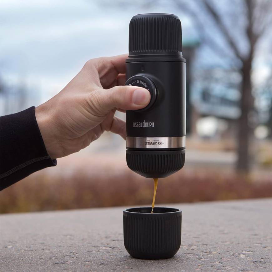 Cafetera + Adaptador De Cápsulas Nanopresso