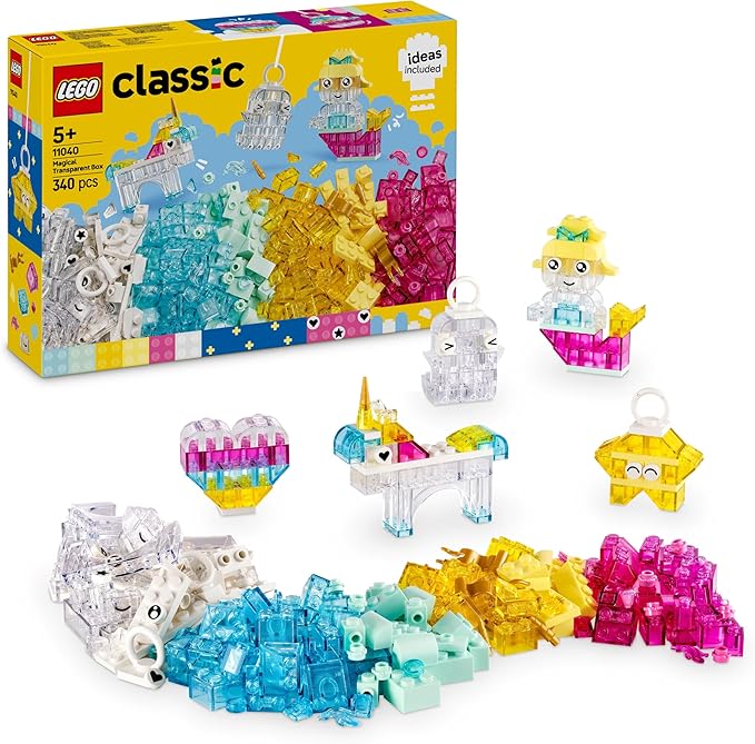 CAJA DE MAGIA TRANSPARENTE LEGO