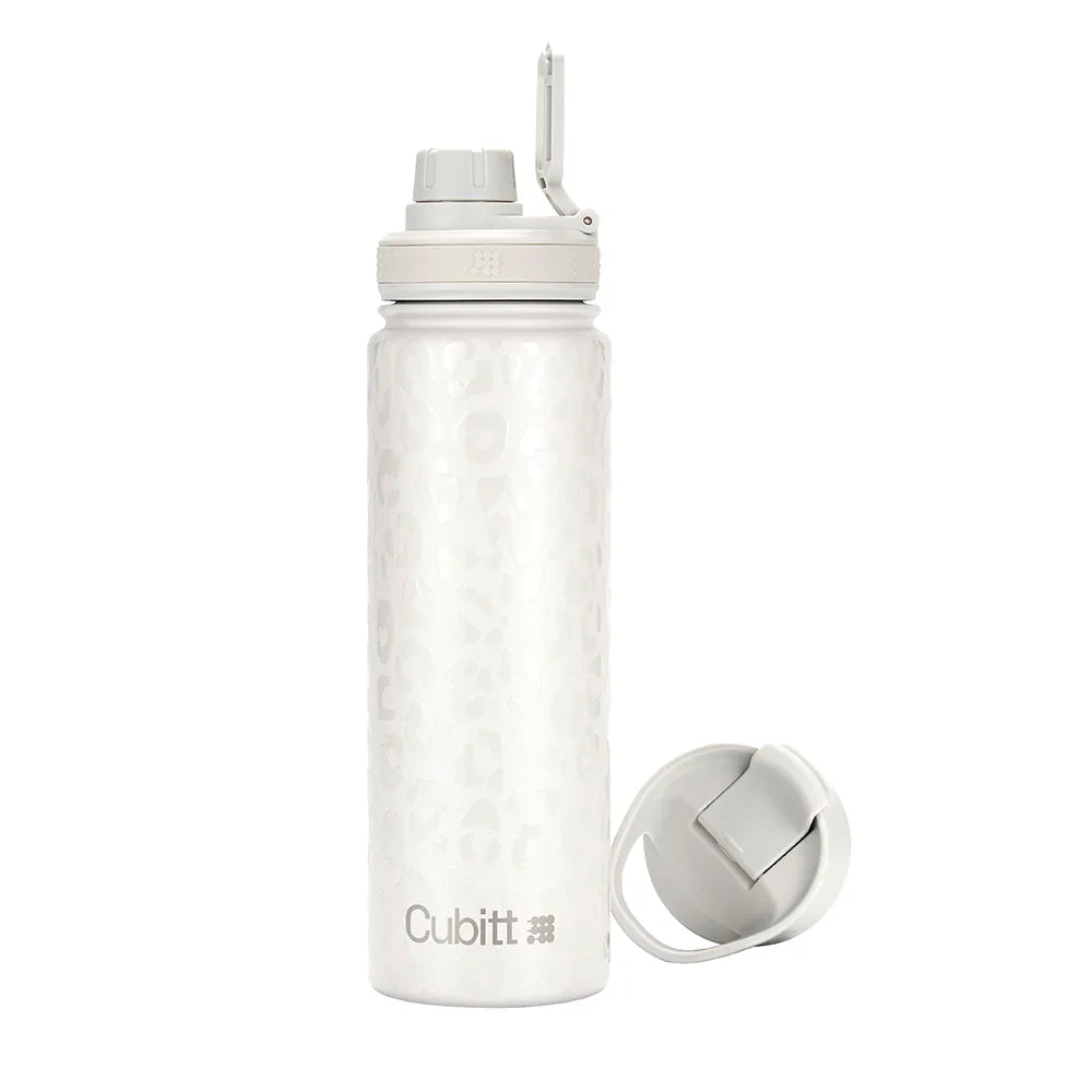 Hydro Bottle 24 oz White Cheetah