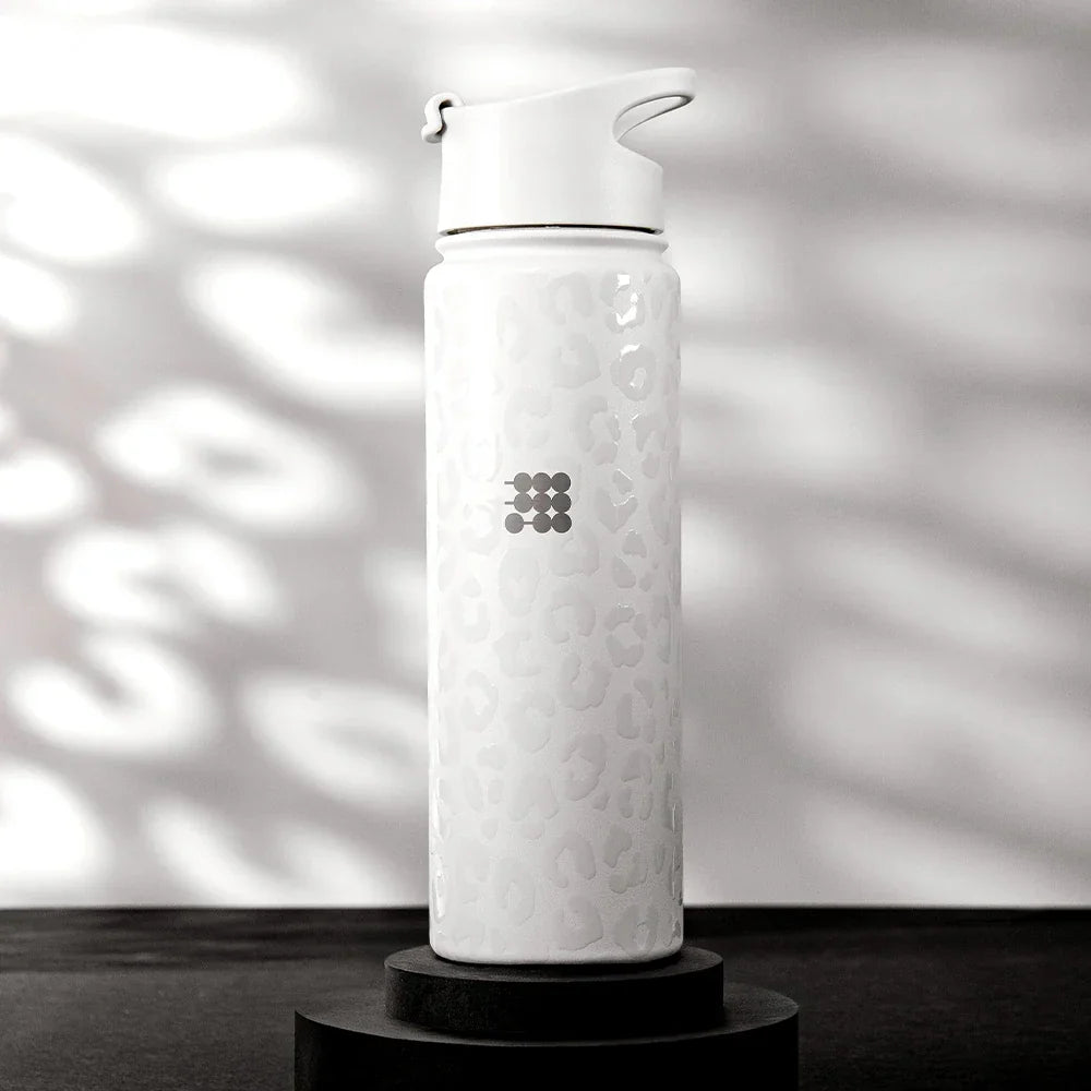 Hydro Bottle 24 oz White Cheetah