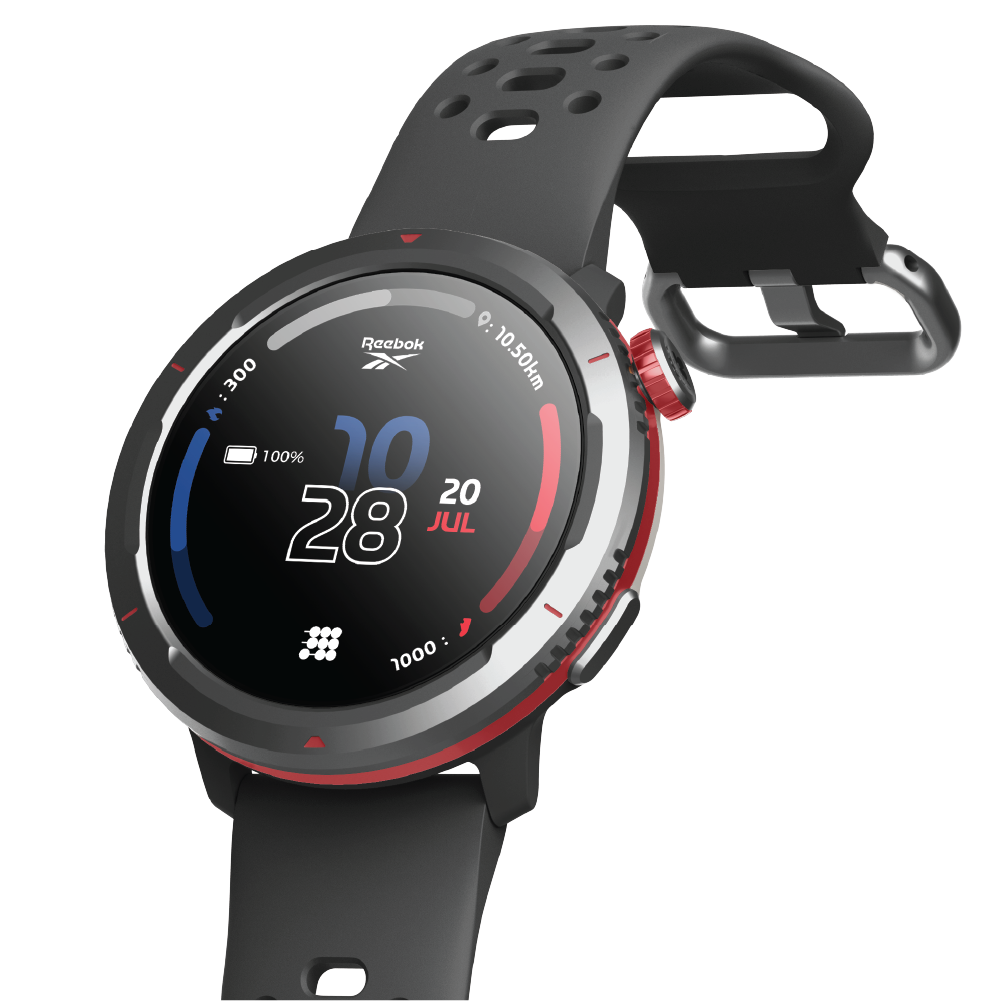 Cubitt x Reebok Smartwatch Gen2 Obsidian Black