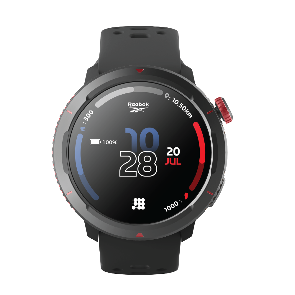 Cubitt x Reebok Smartwatch Gen2 Obsidian Black