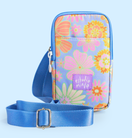 Cell Wallet Cargadera Rookie Flowers