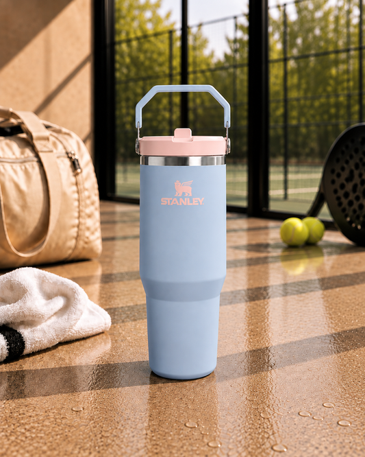 Termo Stanley Classic Flip Straw Tumbler  30 Oz Dream Blue