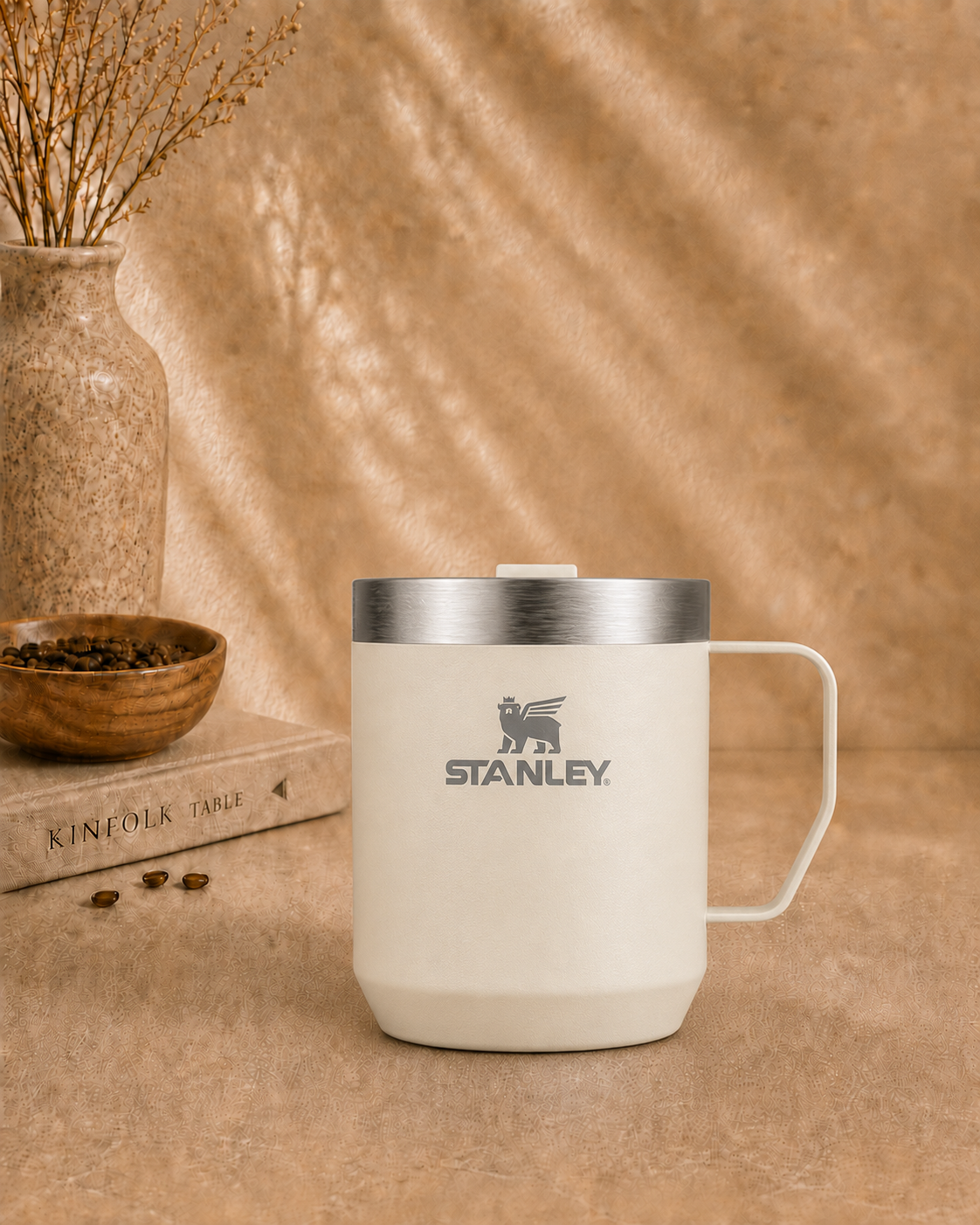 Pocillo Stanley Classic Legendary Camp Mug 8 oz Cream