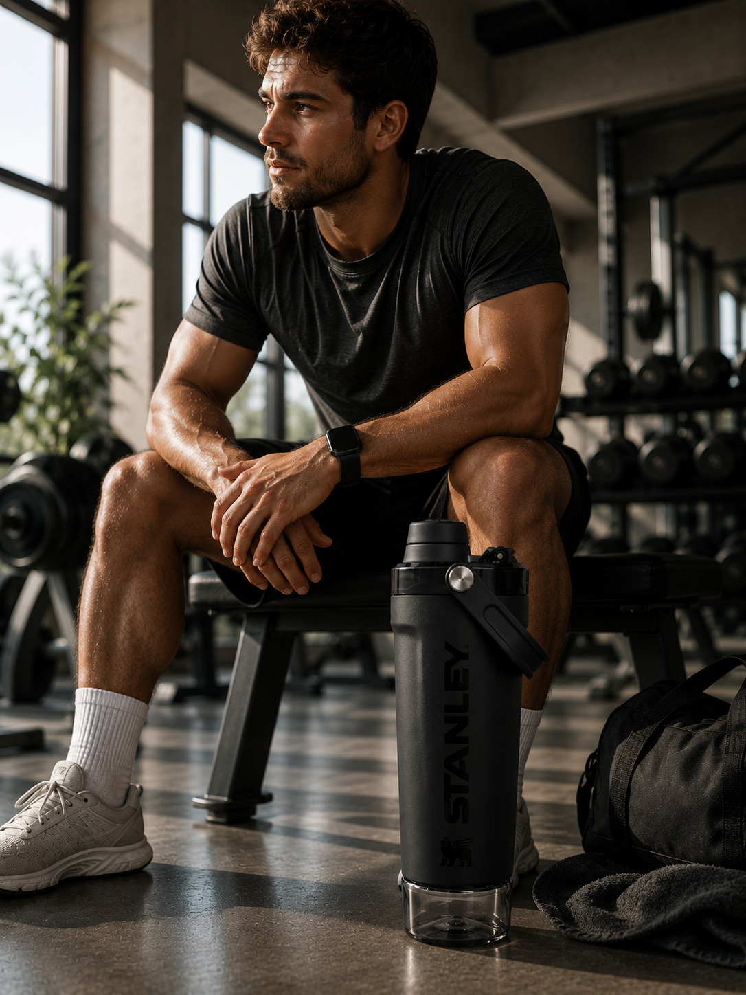 Termo Stanley Activate Shaker 20 oz Black 2.0