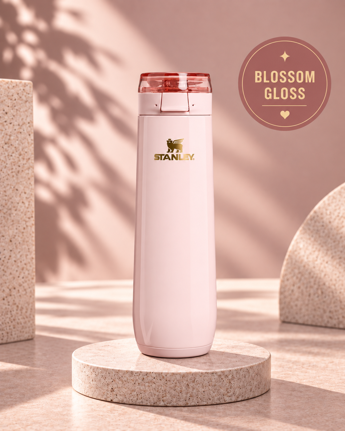 Termo Stanley Flowstate Spring Bottle Blossom Gloss 20 oz