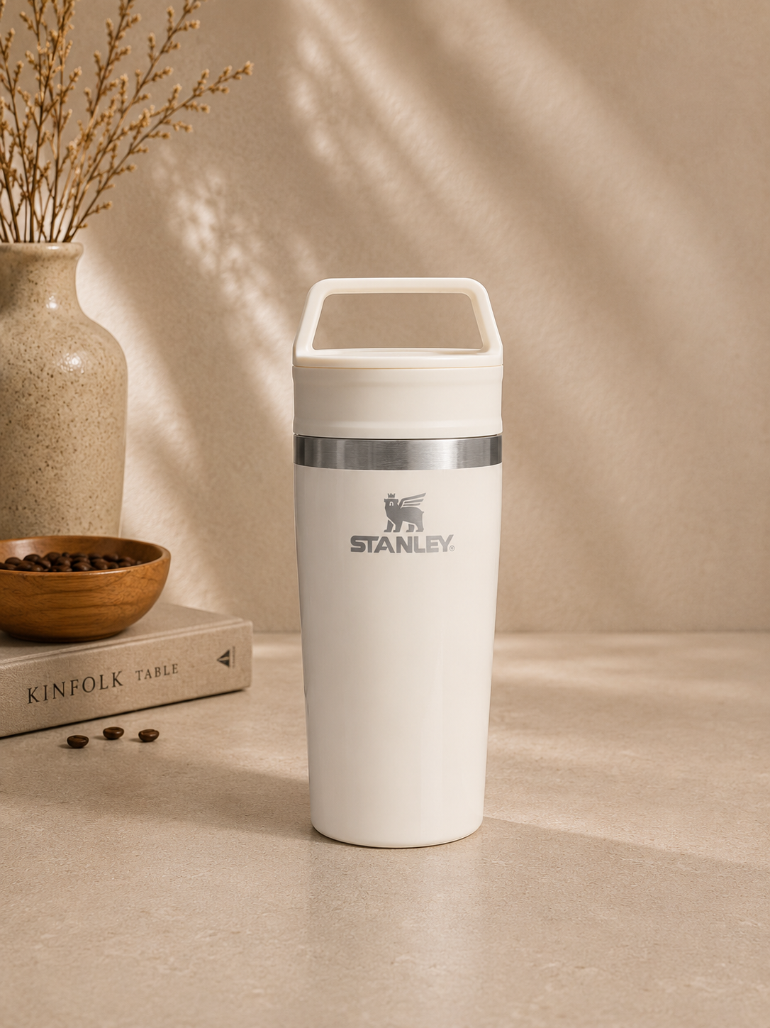 Termo Stanley Café-To-Go Travel Mug  12oz Cream Gloss