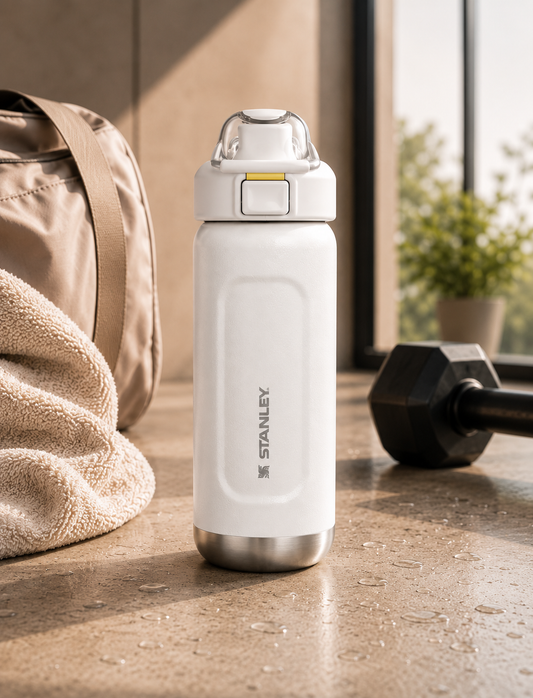 Termo Stanley Wellspring Bottle 16 oz white