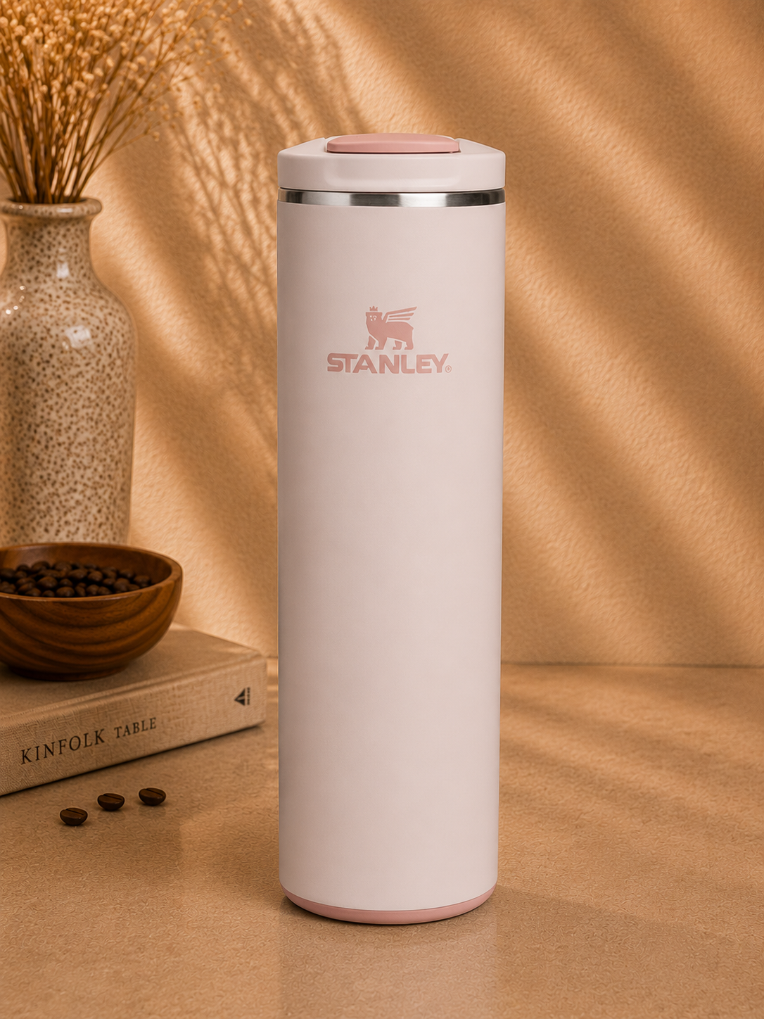 Termo Stanley Aerolight Transit Flip Top Mug 16 oz Rose Quartz
