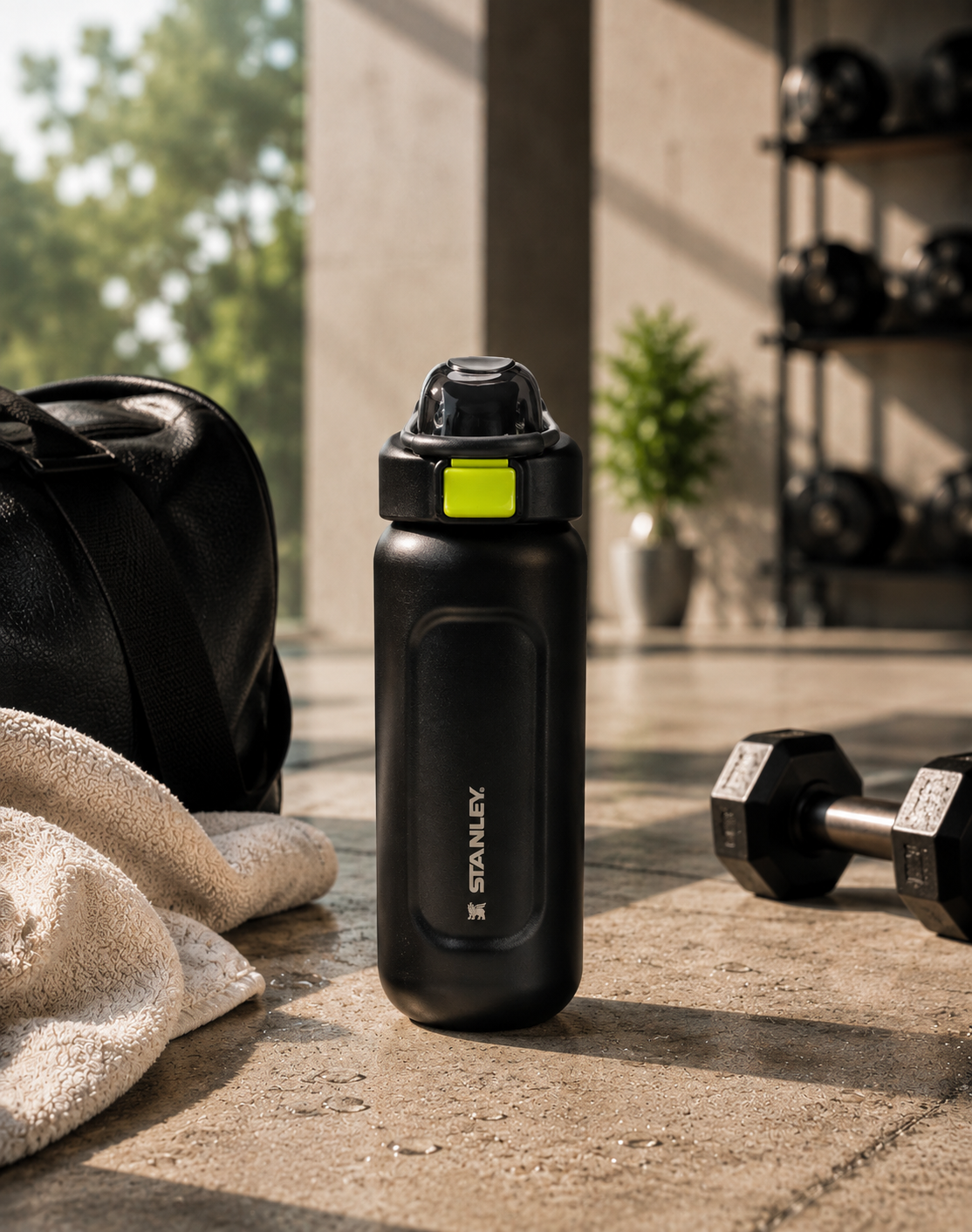 Termo Stanley Wellspring Bottle 16 oz Black