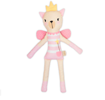 PELUCHE GATICA PRINCESA FLORA