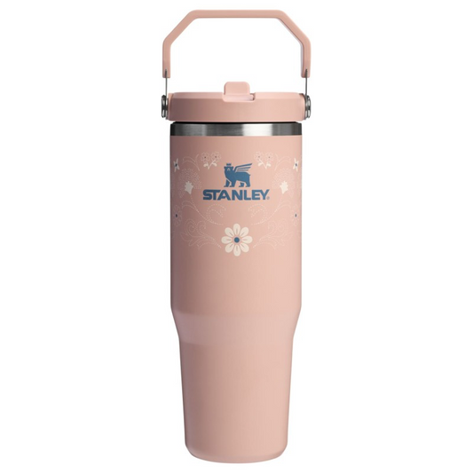 Termo Stanley Classic Flip Straw Tumbler  30 Oz Pink Dusk