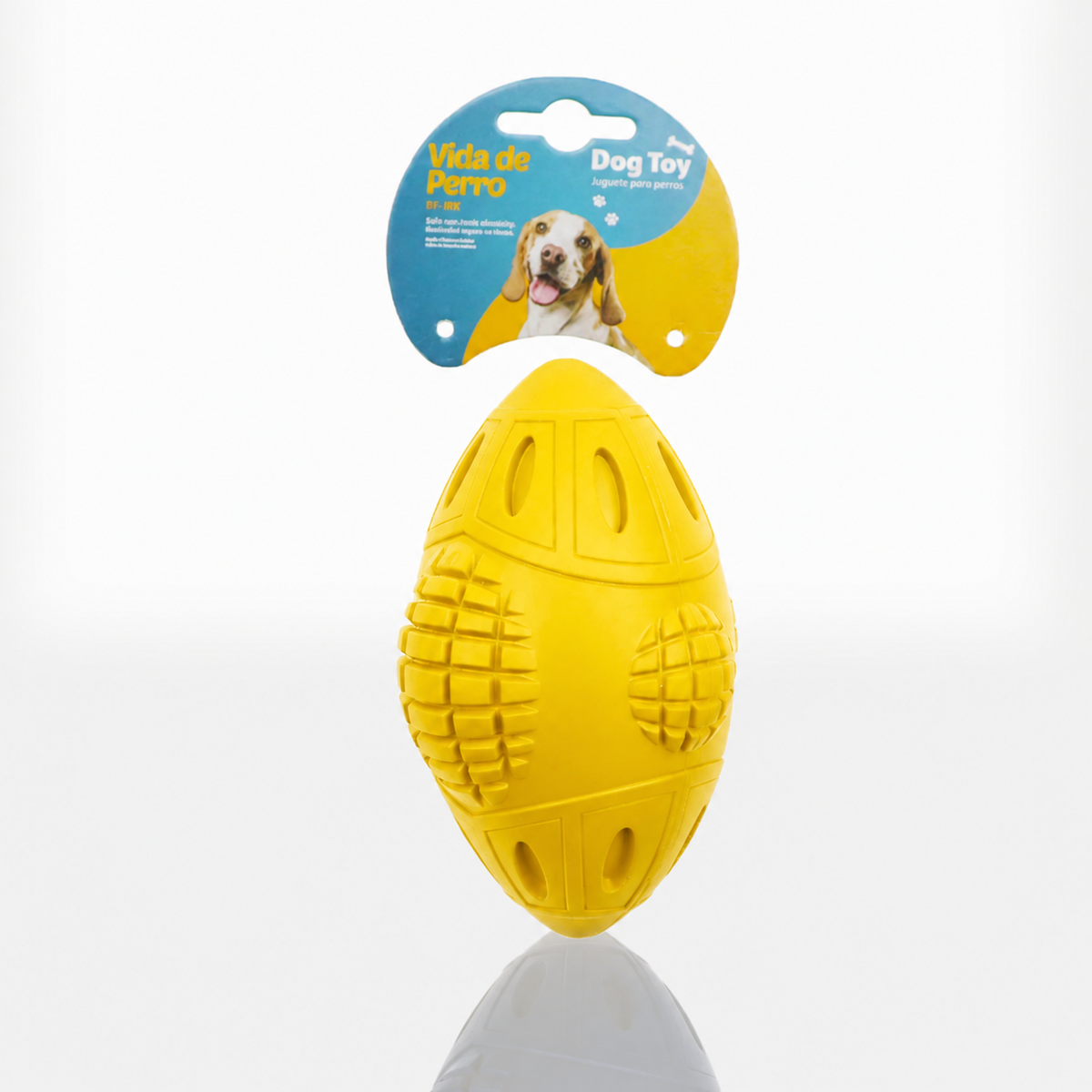 JUGUETE PARA PERRO - PELOTA RUGBY