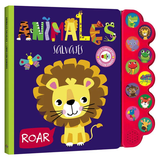 Animales Salvajes – Libro Sonoro 0-2 años