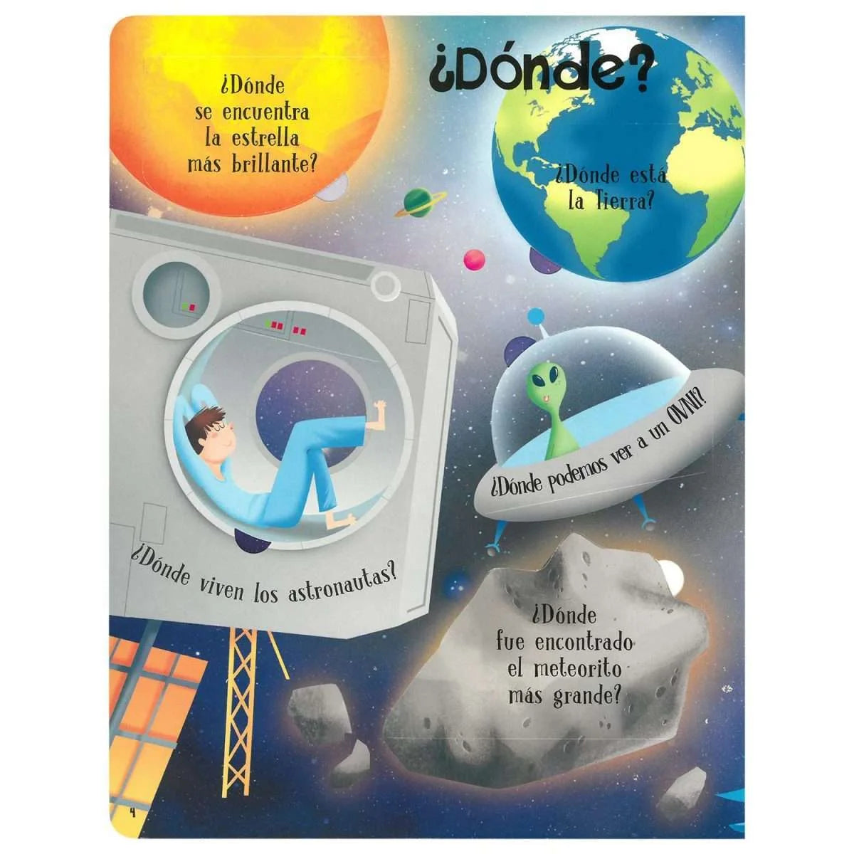 El Espacio – Libro Levanta Tapitas 8+
